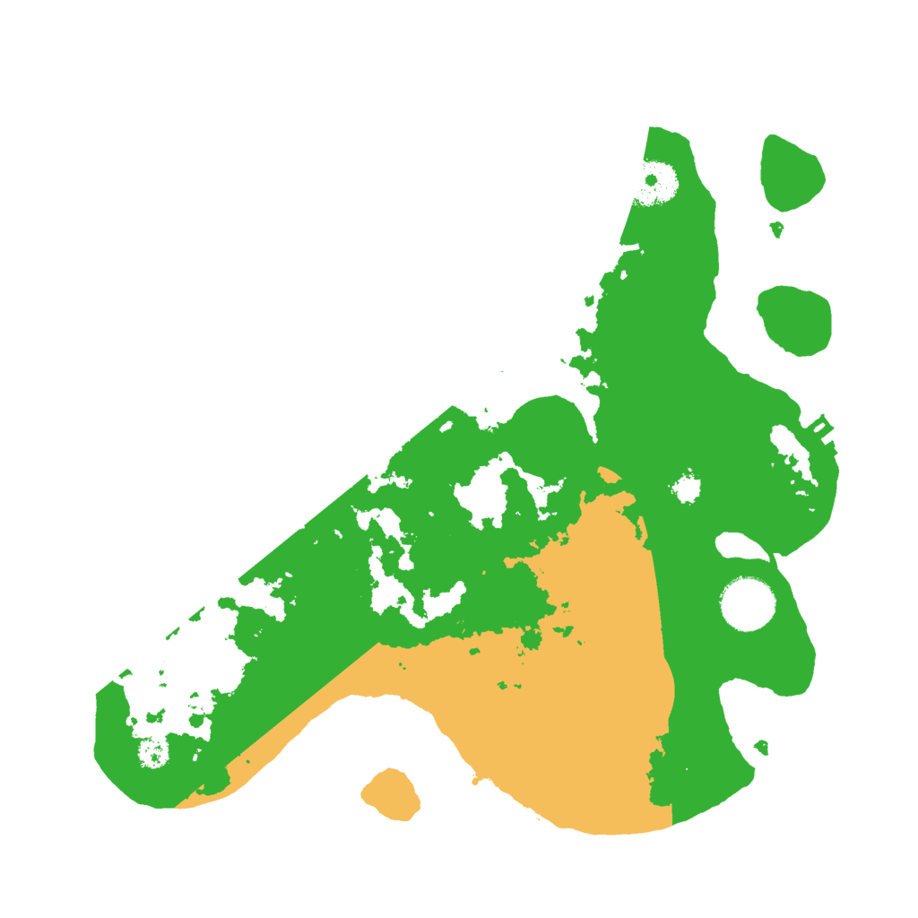 Biome Rust Map: Procedural Map, Size: 3000, Seed: 196879094