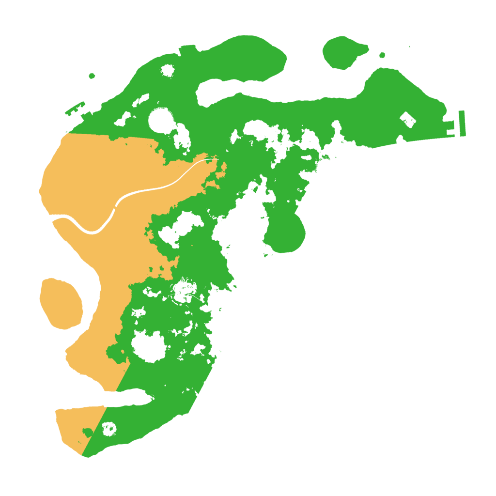 Biome Rust Map: Procedural Map, Size: 3450, Seed: 14407909