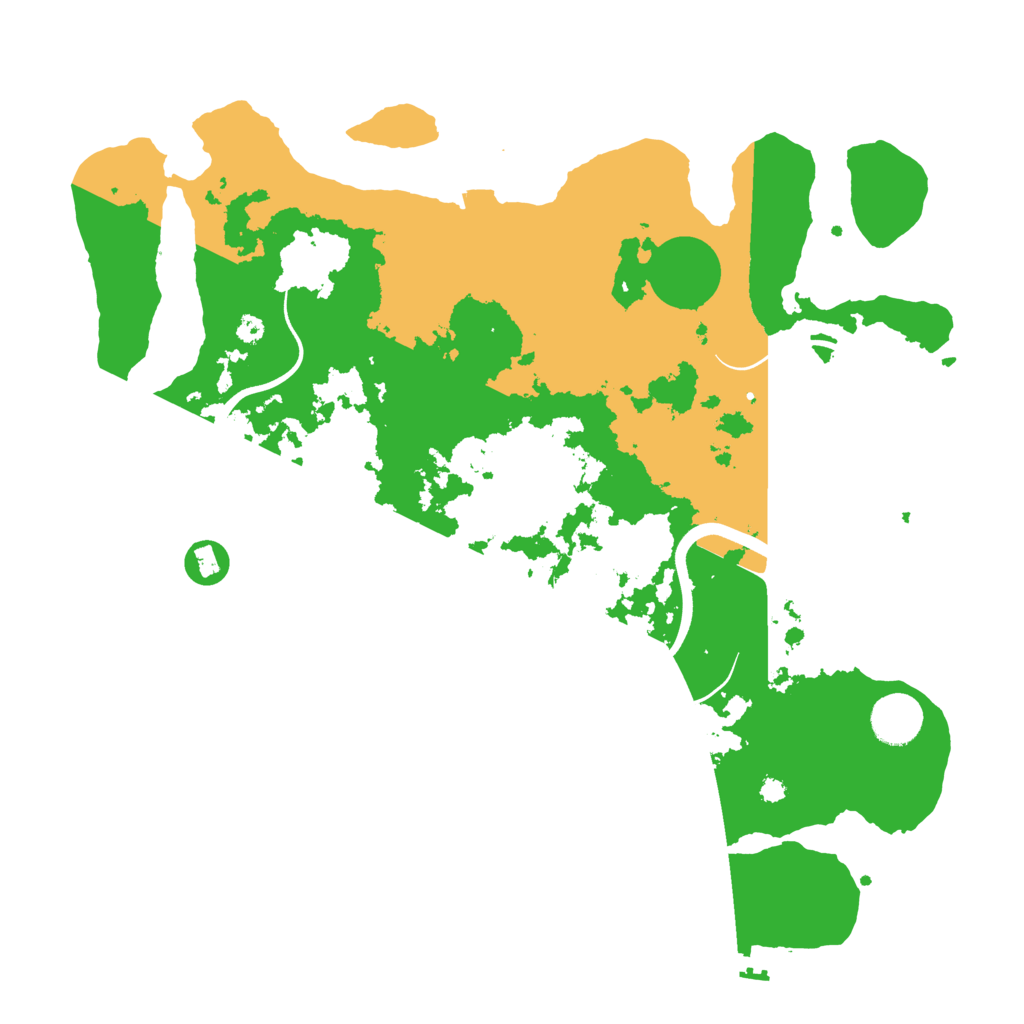 Biome Rust Map: Procedural Map, Size: 3750, Seed: 66867702