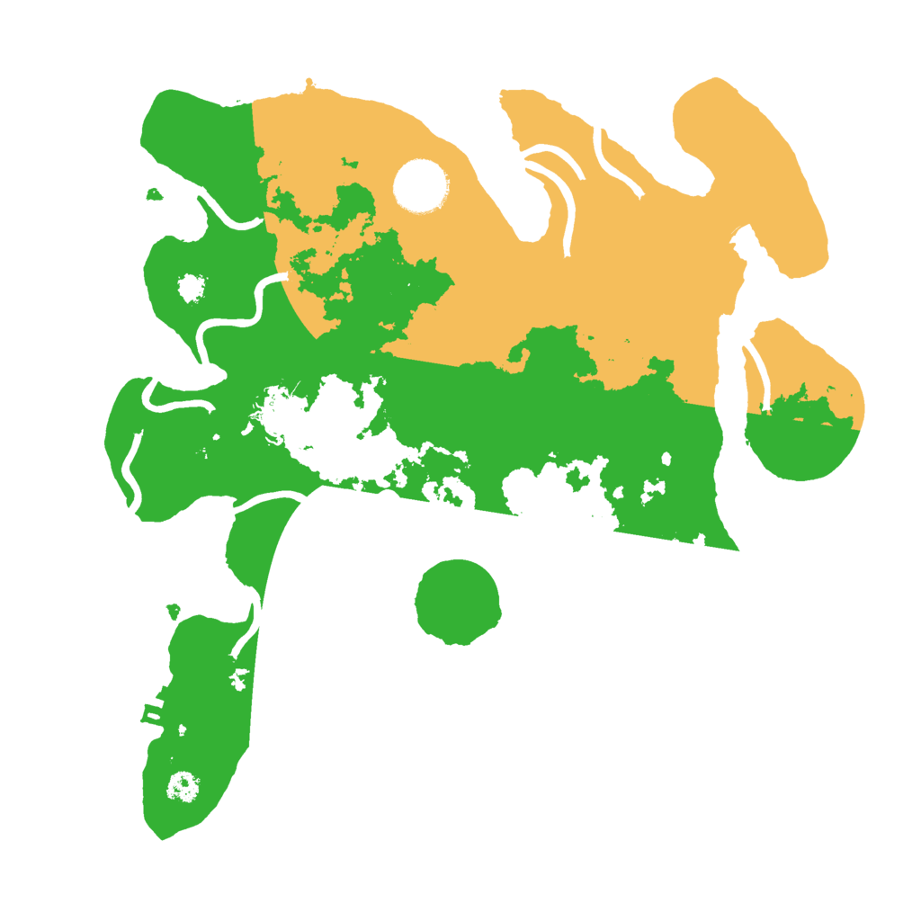 Biome Rust Map: Procedural Map, Size: 3000, Seed: 17101