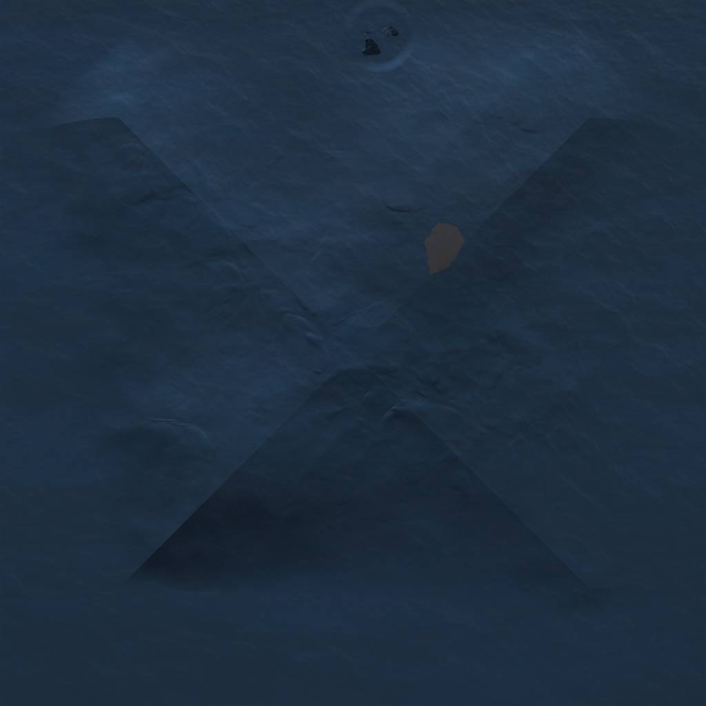 Rust Map: Procedural Map, Size: 1000, Seed: 1997, 3 Monuments