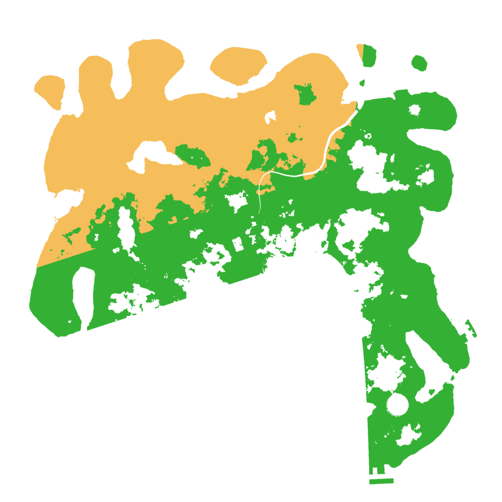 Biome Rust Map: Procedural Map, Size: 4000, Seed: 2084898