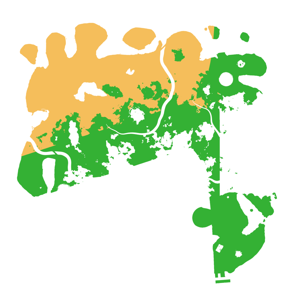 Biome Rust Map: Procedural Map, Size: 4000, Seed: 2084898