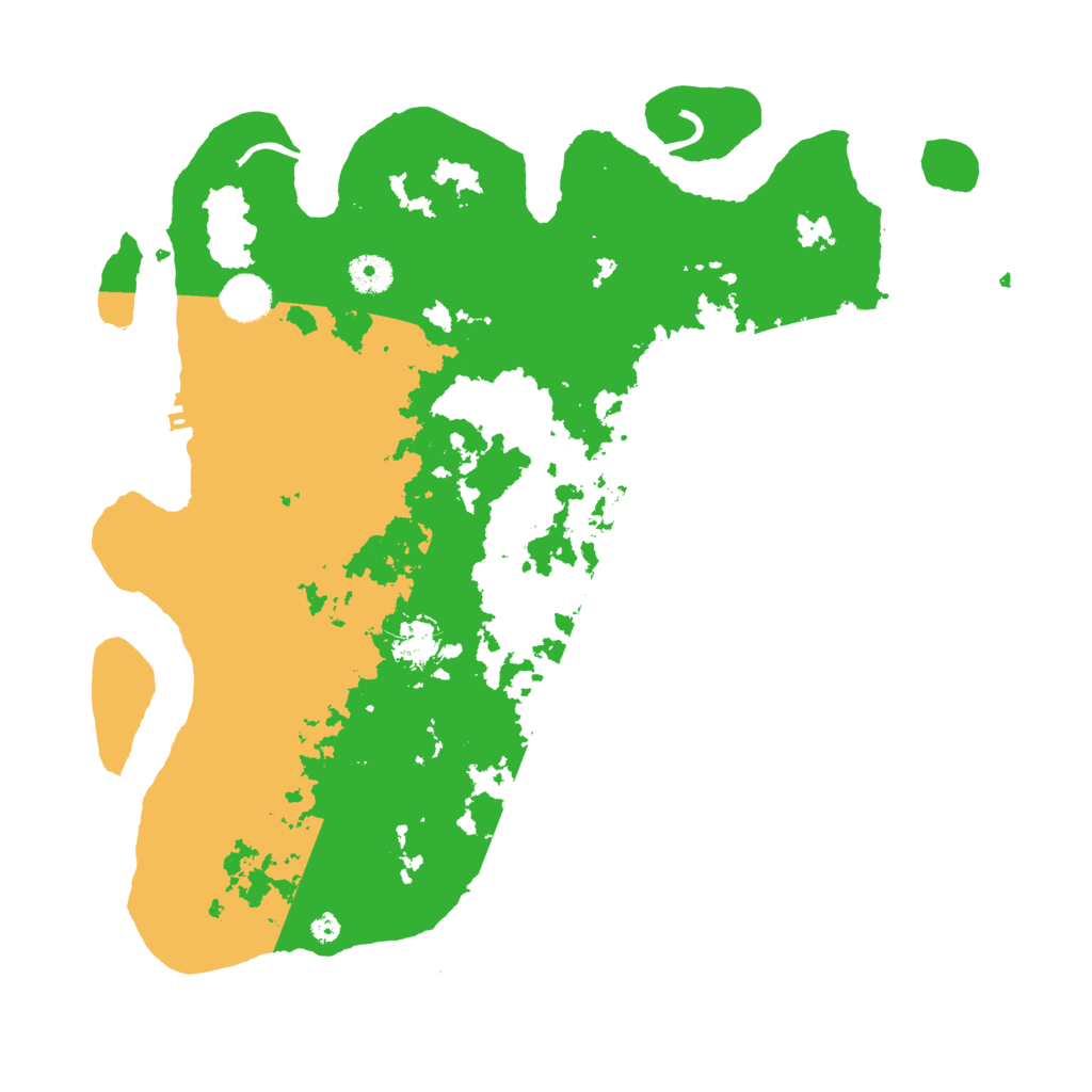Biome Rust Map: Procedural Map, Size: 3950, Seed: 69116617