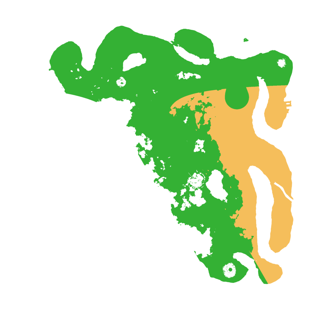 Biome Rust Map: Procedural Map, Size: 3500, Seed: 86067884