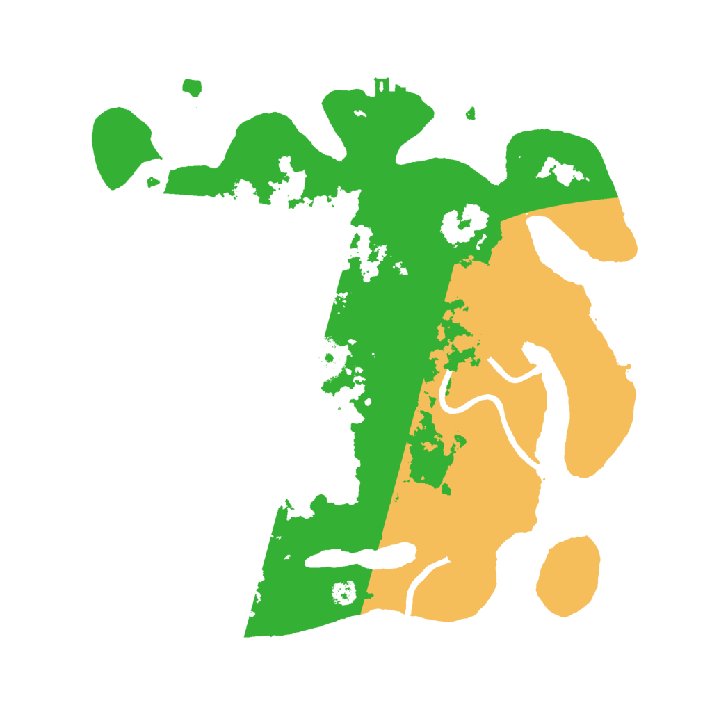 Biome Rust Map: Procedural Map, Size: 3000, Seed: 1204654655