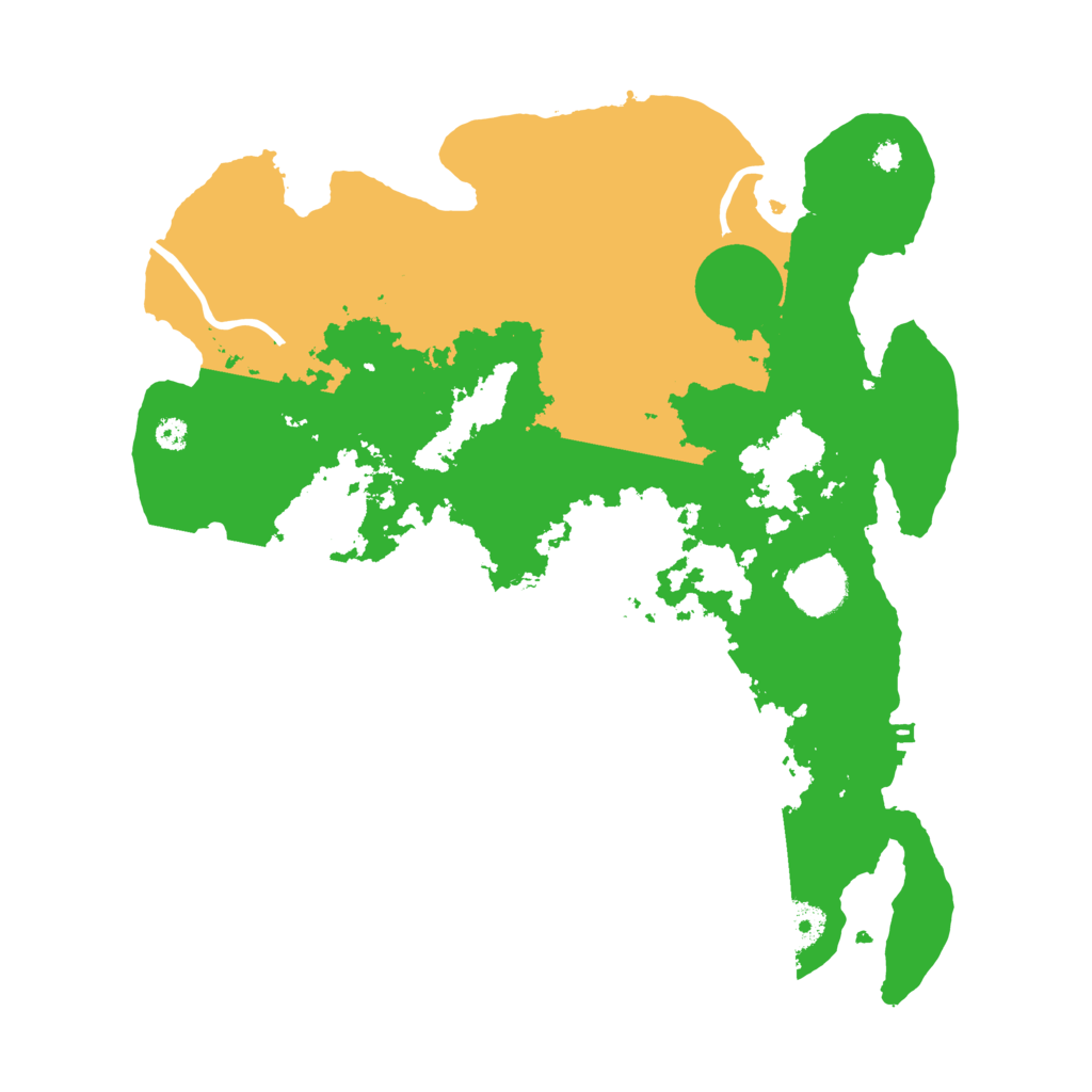 Biome Rust Map: Procedural Map, Size: 3450, Seed: 15222768