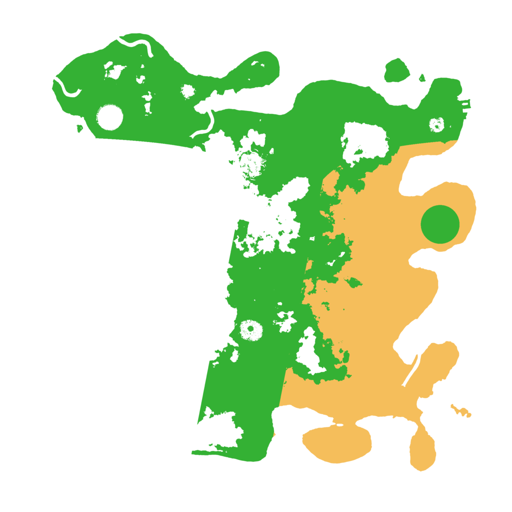 Biome Rust Map: Procedural Map, Size: 3500, Seed: 63048975