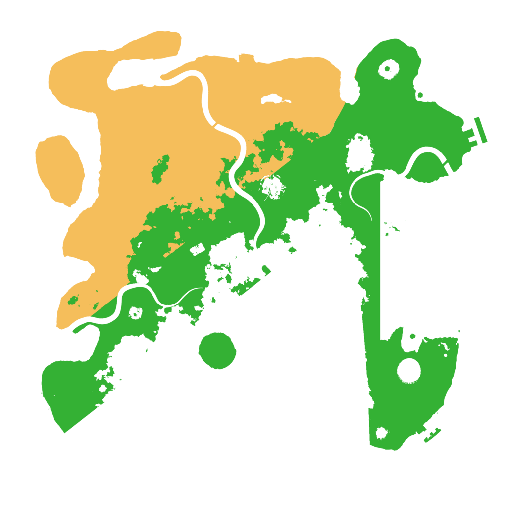Biome Rust Map: Procedural Map, Size: 3900, Seed: 97787130
