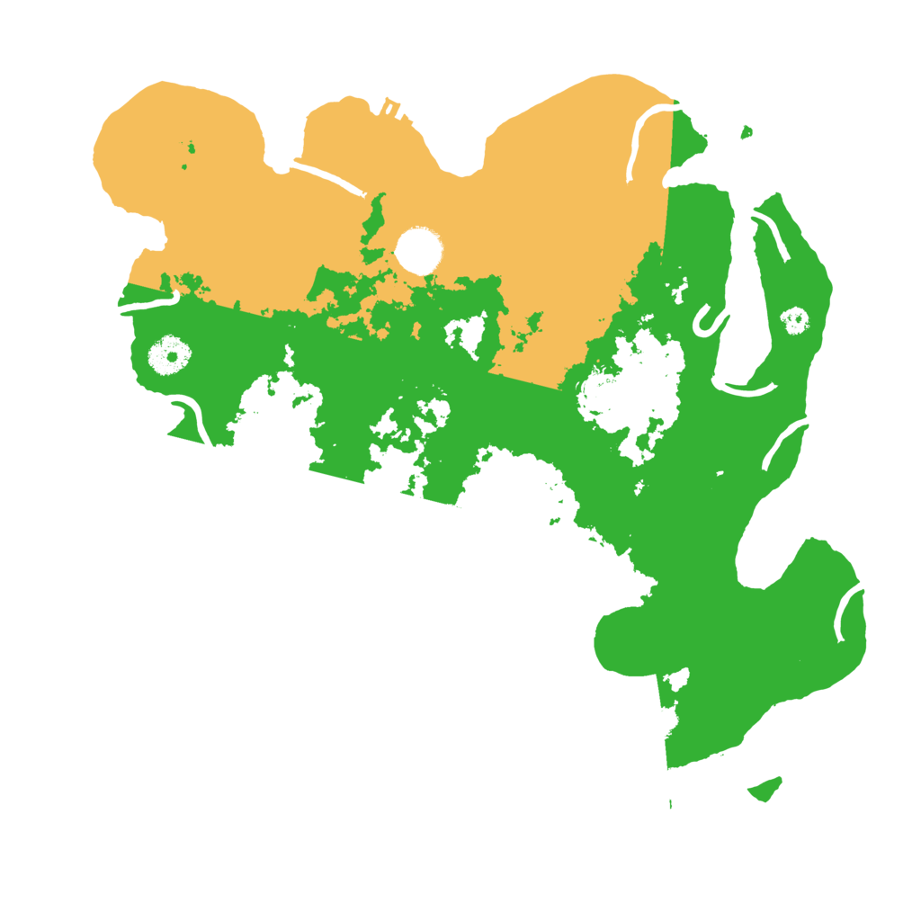 Biome Rust Map: Procedural Map, Size: 3500, Seed: 671749126