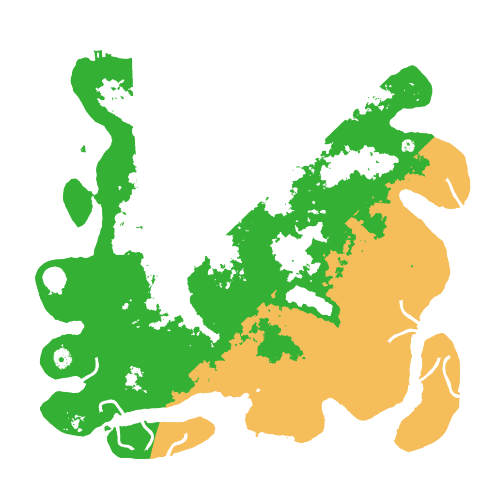Biome Rust Map: Procedural Map, Size: 3900, Seed: 5365291