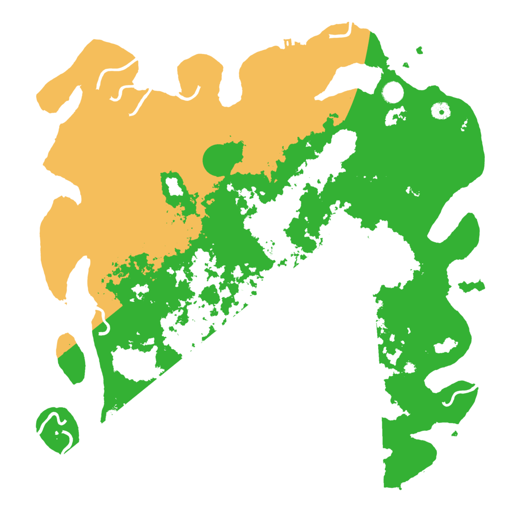 Biome Rust Map: Procedural Map, Size: 4300, Seed: 13714996
