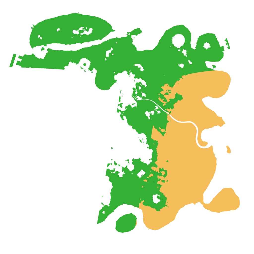 Biome Rust Map: Procedural Map, Size: 3500, Seed: 1715629424