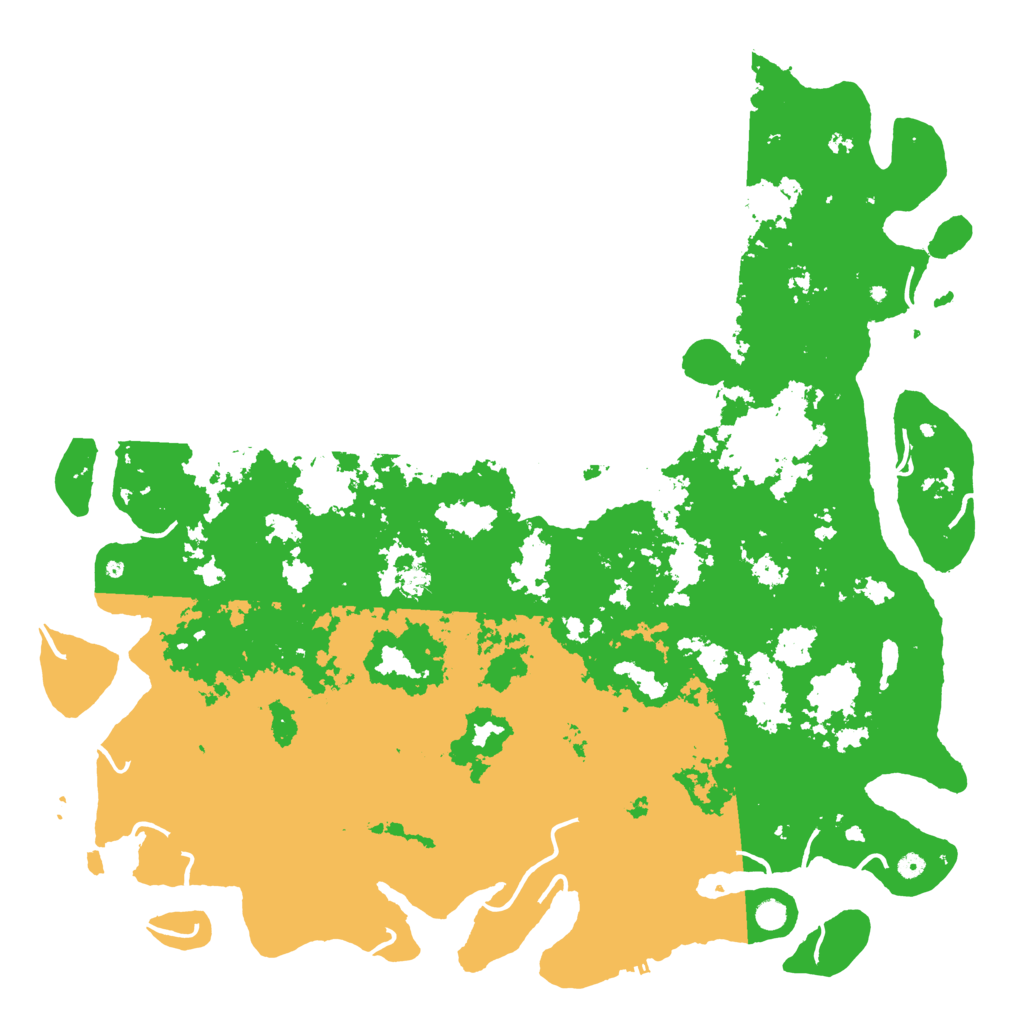 Biome Rust Map: Procedural Map, Size: 6000, Seed: 975772521