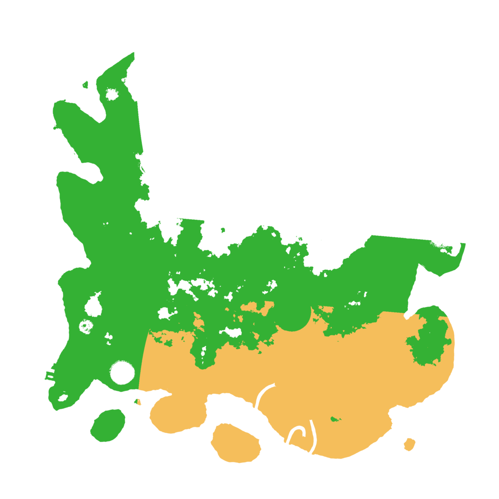 Biome Rust Map: Procedural Map, Size: 3700, Seed: 69760788