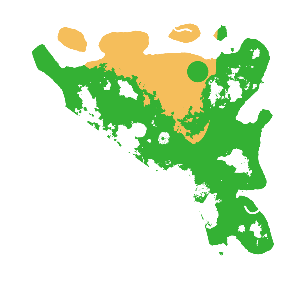 Biome Rust Map: Procedural Map, Size: 3700, Seed: 25786450