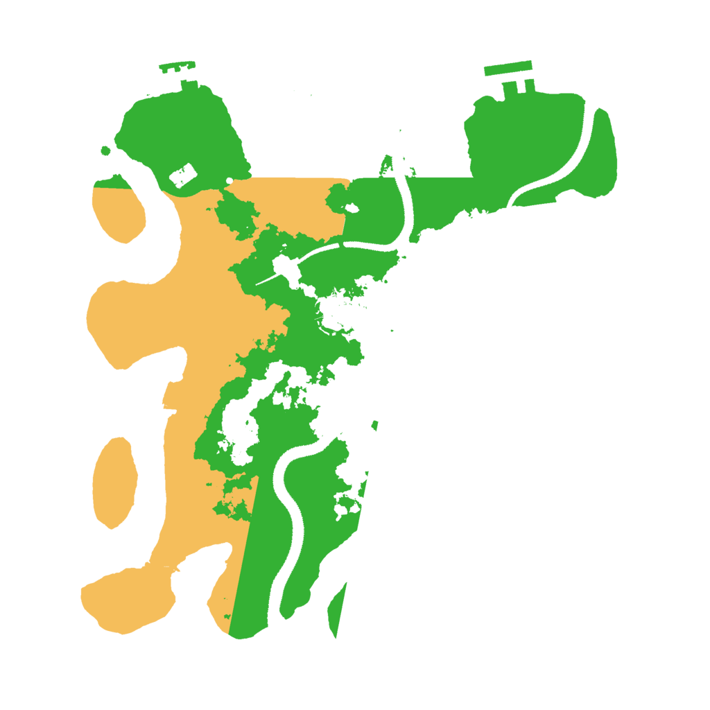 Biome Rust Map: Procedural Map, Size: 3000, Seed: 29271