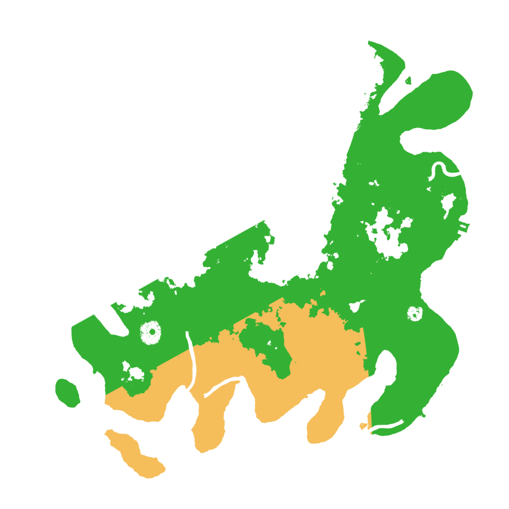 Biome Rust Map: Procedural Map, Size: 3400, Seed: 27841178