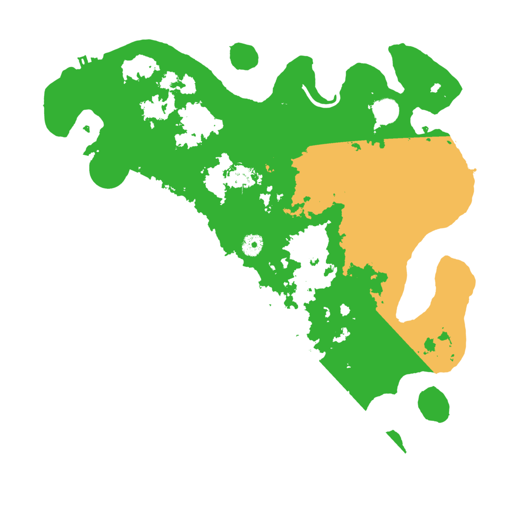 Biome Rust Map: Procedural Map, Size: 3550, Seed: 85674864