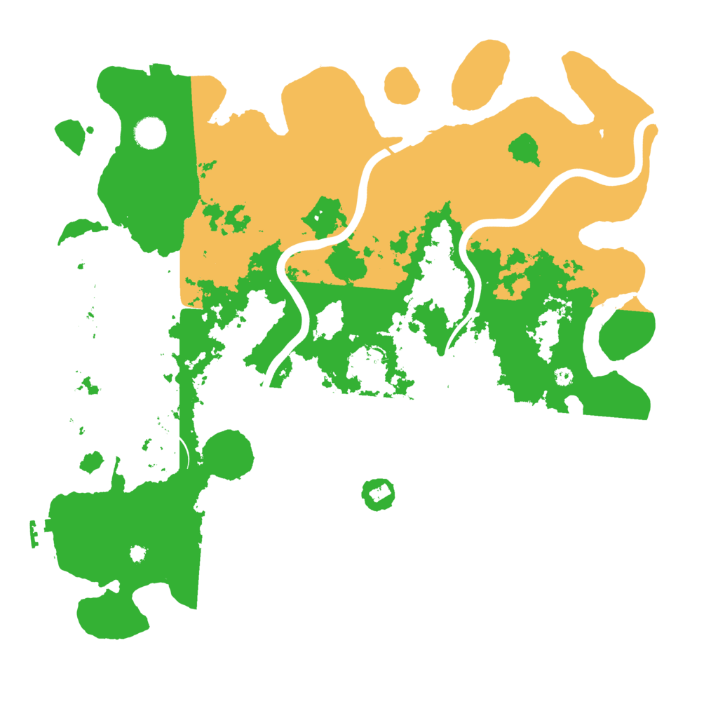 Biome Rust Map: Procedural Map, Size: 3950, Seed: 59877551