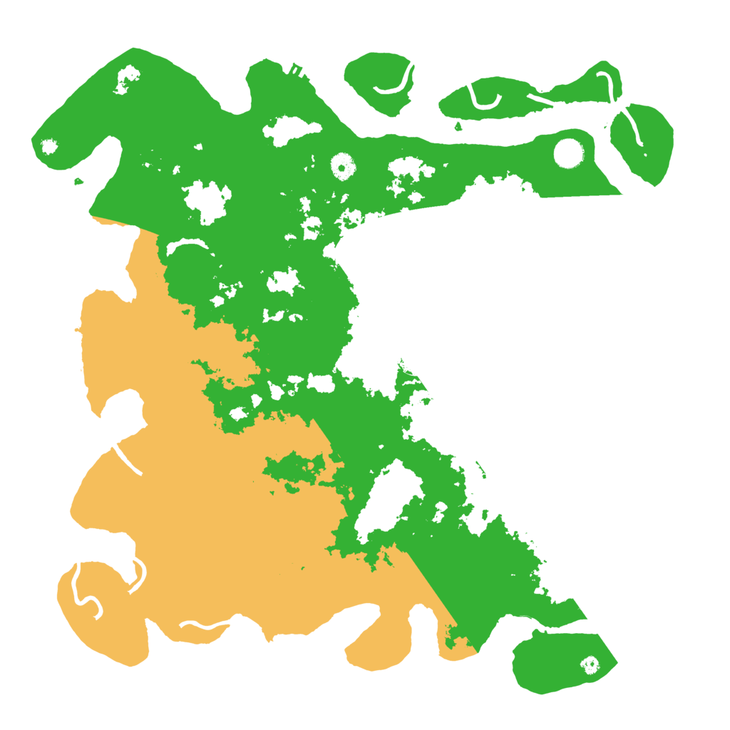 Biome Rust Map: Procedural Map, Size: 4300, Seed: 1077