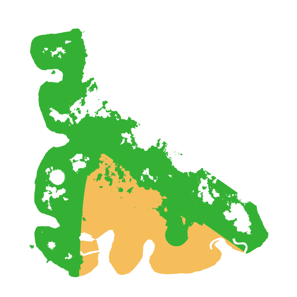 Biome Rust Map: Procedural Map, Size: 3500, Seed: 2027530607