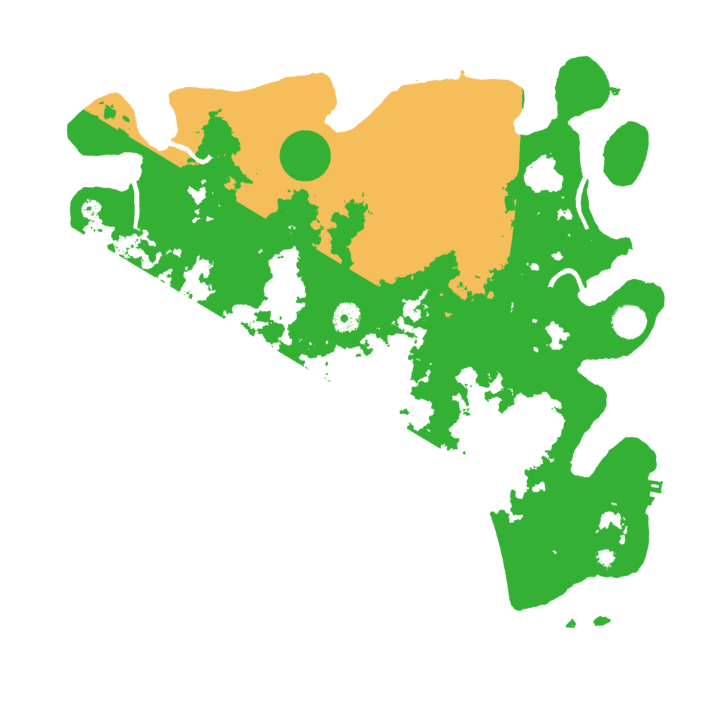 Biome Rust Map: Procedural Map, Size: 3700, Seed: 76018171
