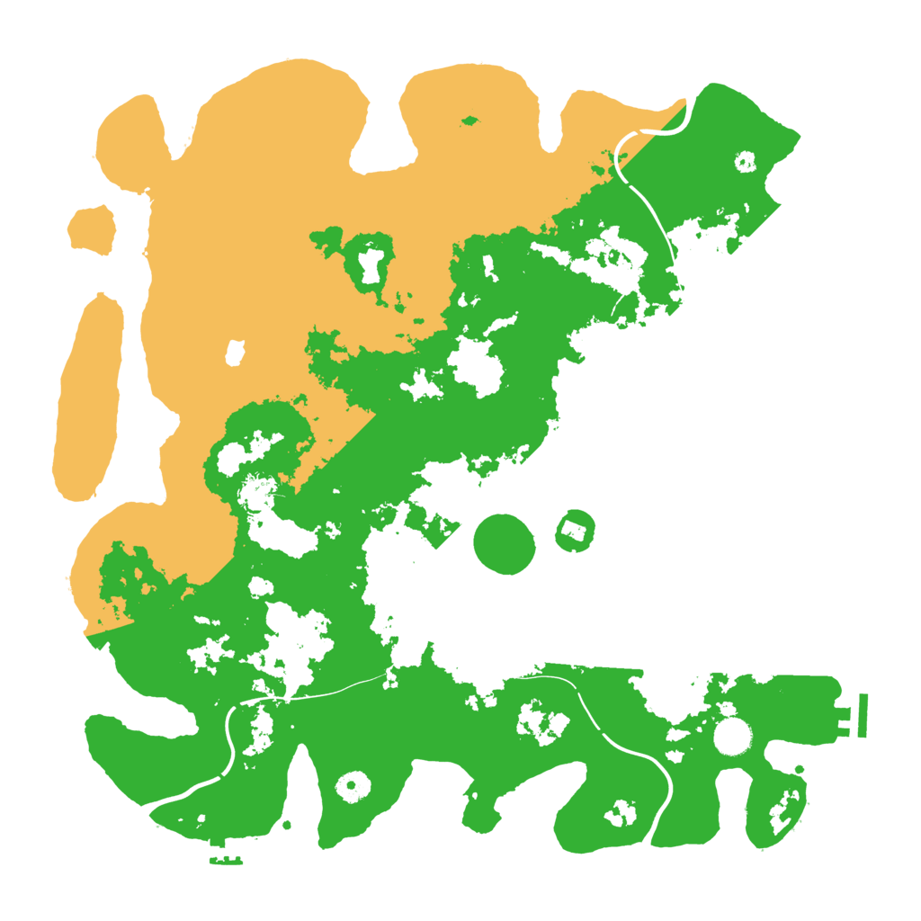 Biome Rust Map: Procedural Map, Size: 4250, Seed: 310335951