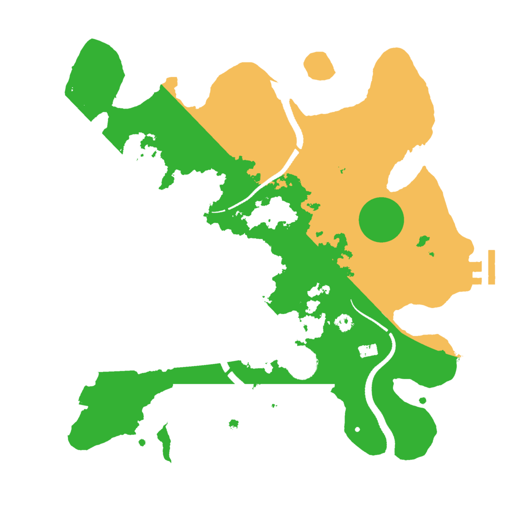Biome Rust Map: Procedural Map, Size: 3000, Seed: 8238