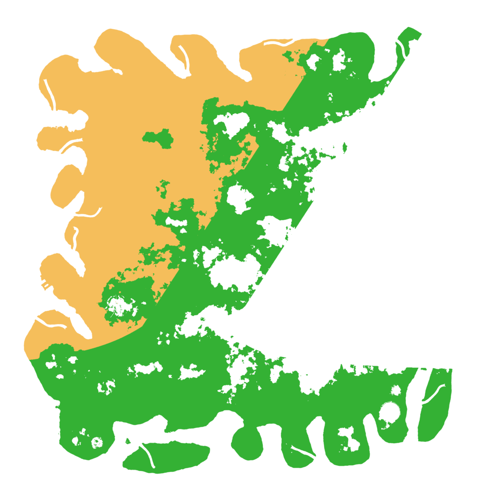 Biome Rust Map: Procedural Map, Size: 4500, Seed: 140772089