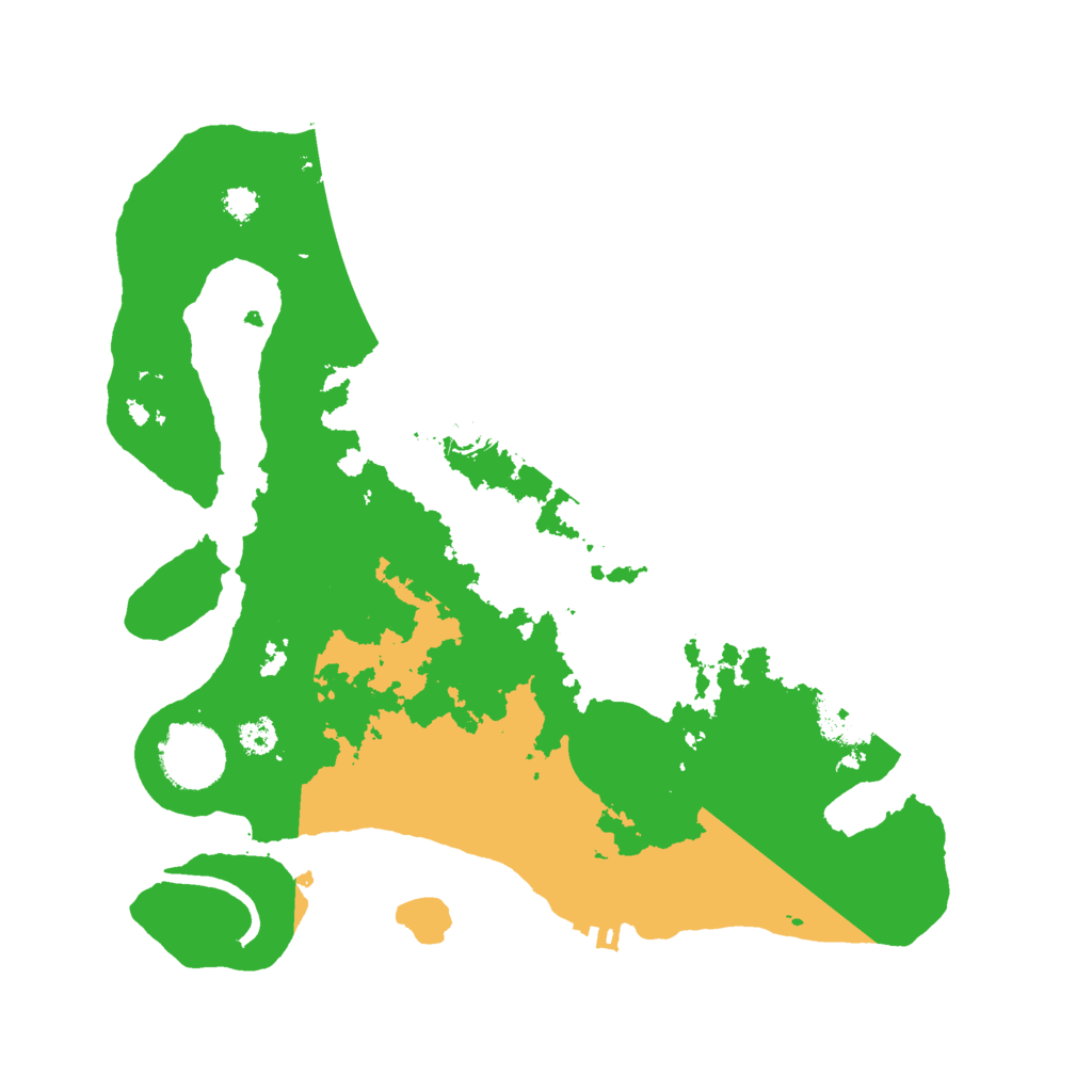 Biome Rust Map: Procedural Map, Size: 3000, Seed: 2050733550