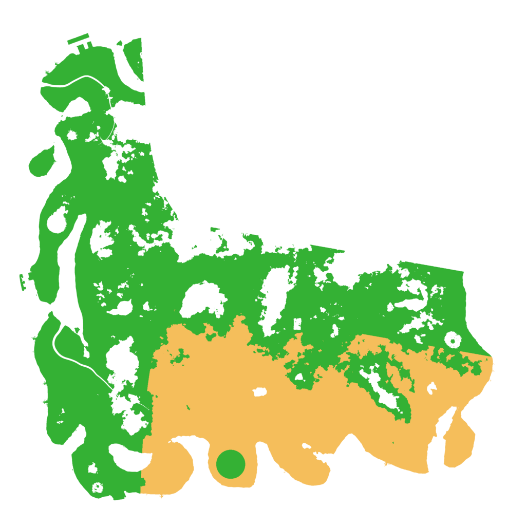 Biome Rust Map: Procedural Map, Size: 4800, Seed: 1099450448