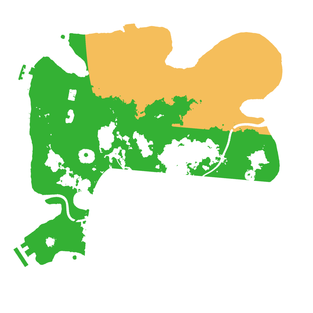 Biome Rust Map: Procedural Map, Size: 3000, Seed: 1886190234
