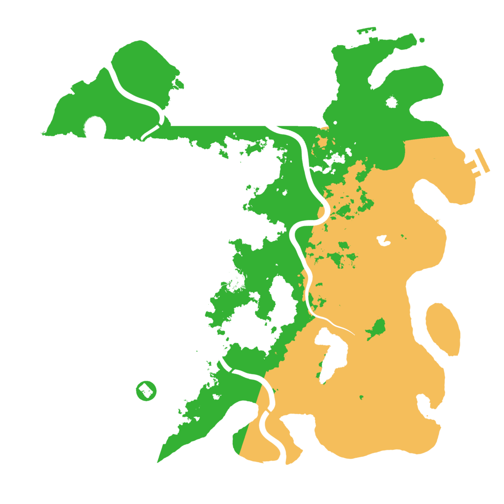 Biome Rust Map: Procedural Map, Size: 4000, Seed: 116612713