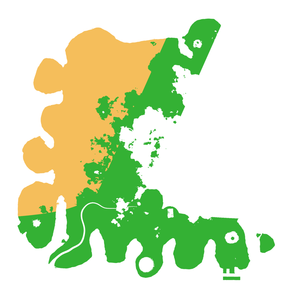 Biome Rust Map: Procedural Map, Size: 3500, Seed: 942067222