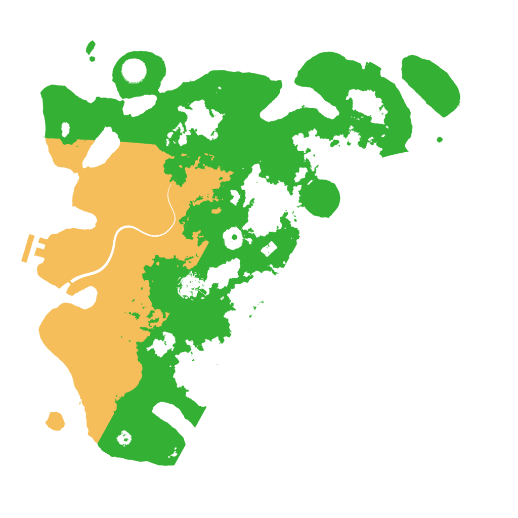 Biome Rust Map: Procedural Map, Size: 3700, Seed: 472217429