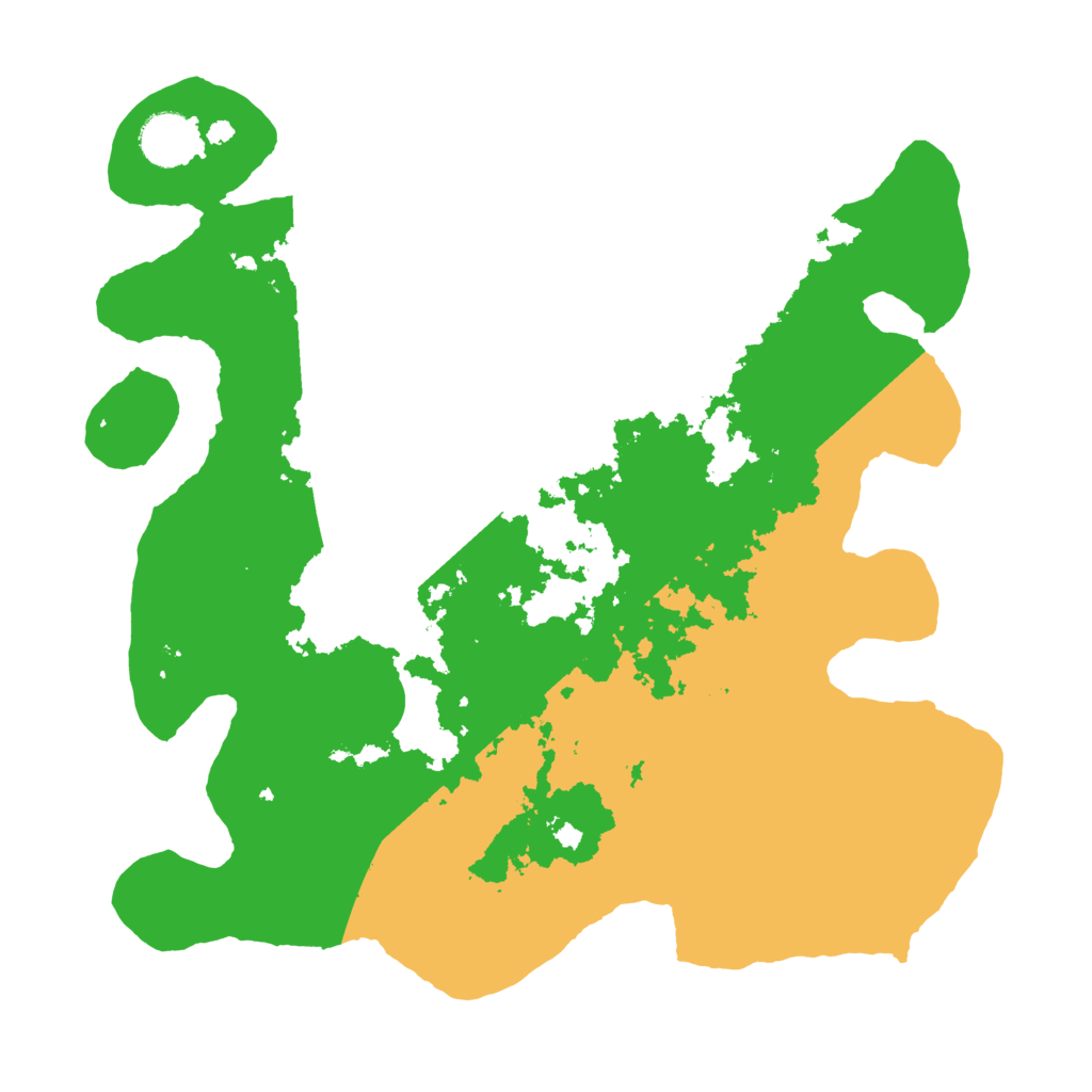 Biome Rust Map: Barren, Size: 3500, Seed: 1313427868