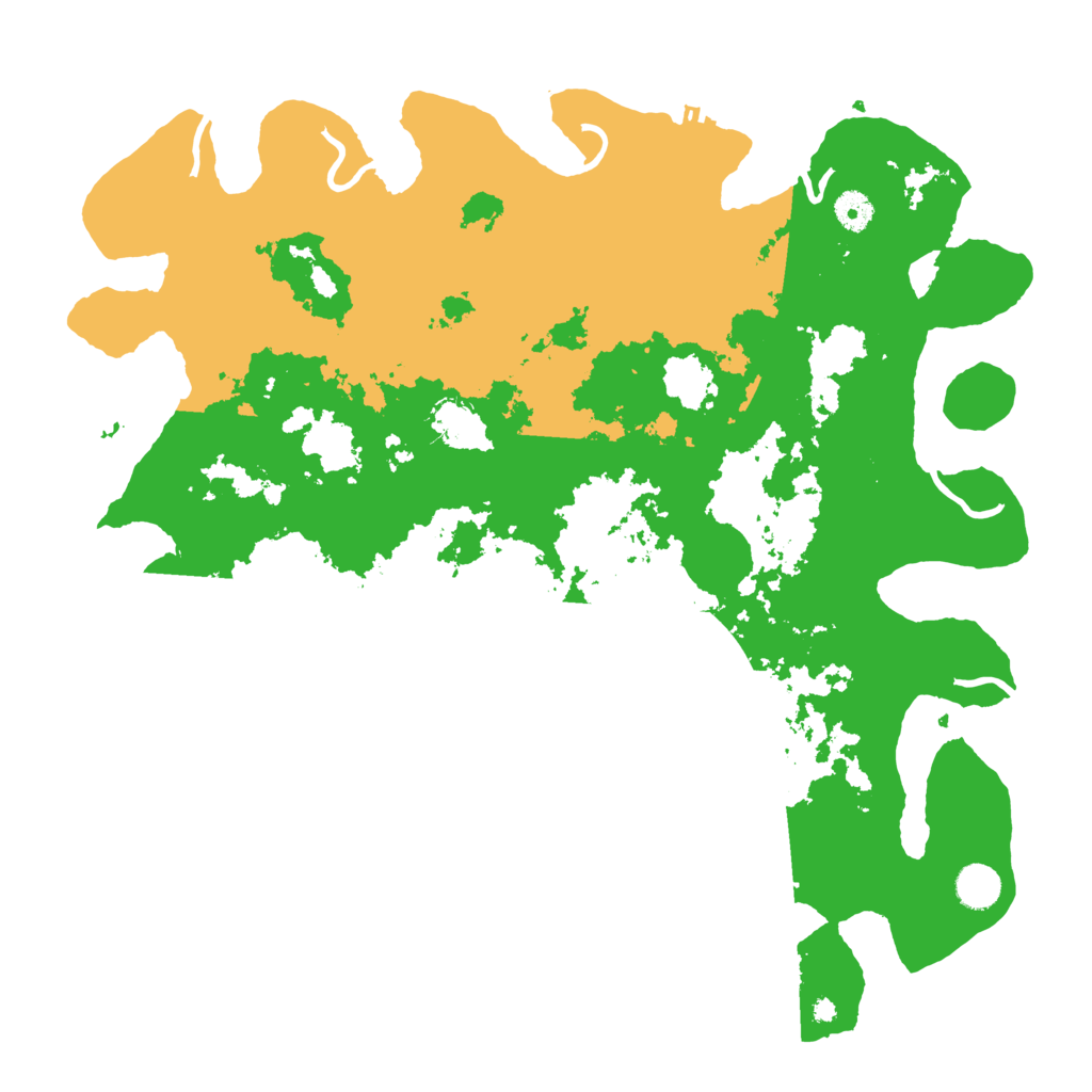 Biome Rust Map: Procedural Map, Size: 4250, Seed: 411067478