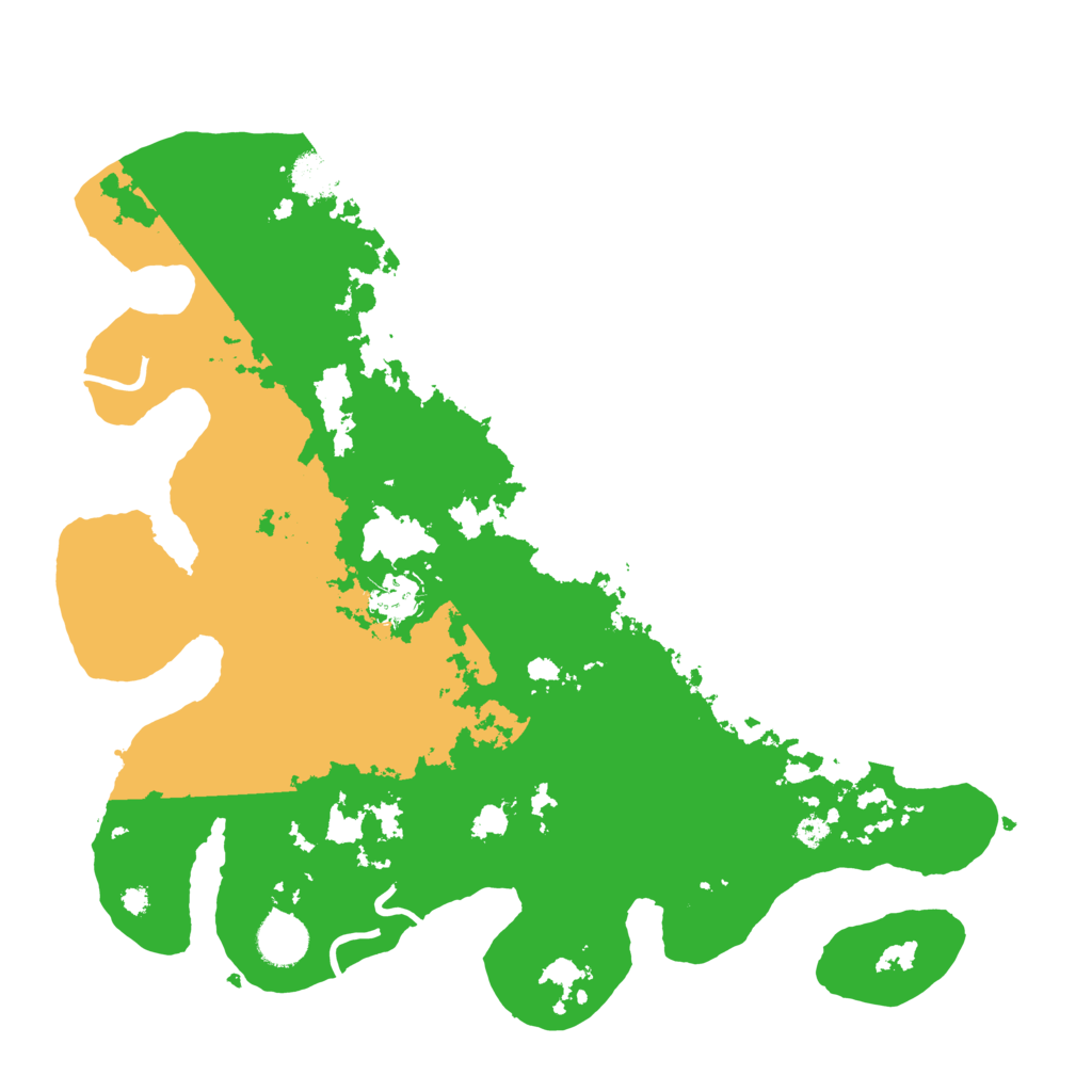 Biome Rust Map: Procedural Map, Size: 3700, Seed: 843985953