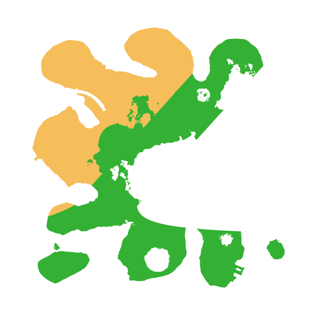 Biome Rust Map: Procedural Map, Size: 2400, Seed: 1753779080