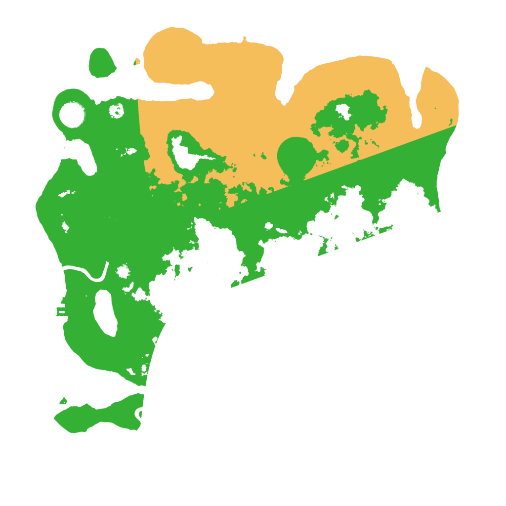 Biome Rust Map: Procedural Map, Size: 3500, Seed: 404113900