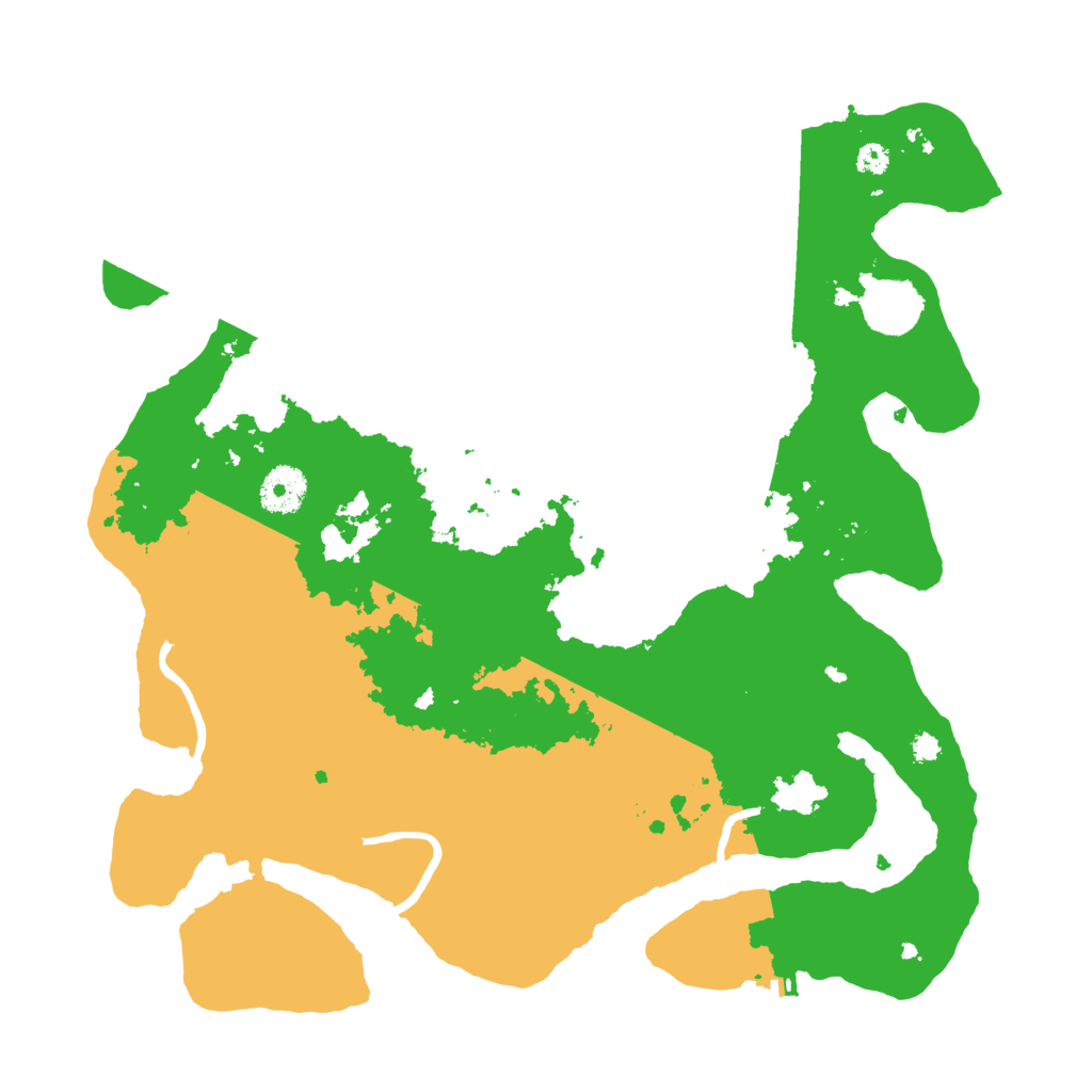 Biome Rust Map: Procedural Map, Size: 3500, Seed: 634983792