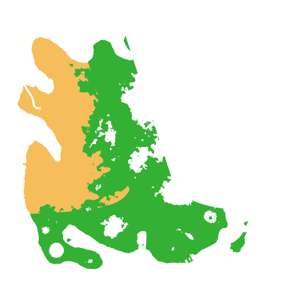 Biome Rust Map: Procedural Map, Size: 3500, Seed: 1356840244