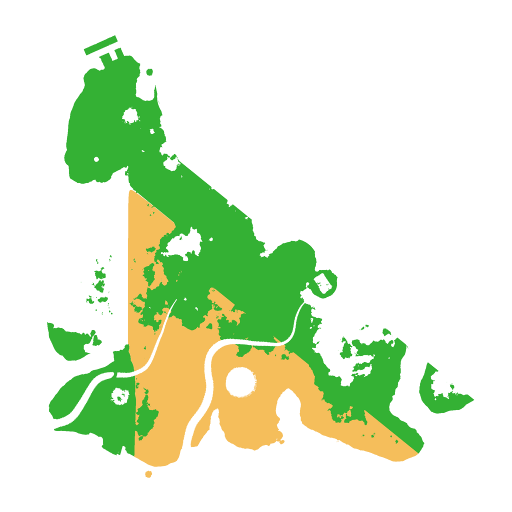 Biome Rust Map: Procedural Map, Size: 3000, Seed: 2037959365