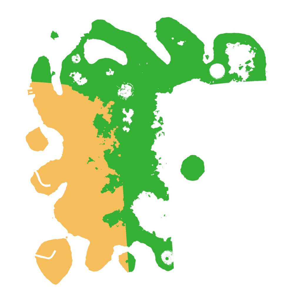 Biome Rust Map: Procedural Map, Size: 3500, Seed: 44806674