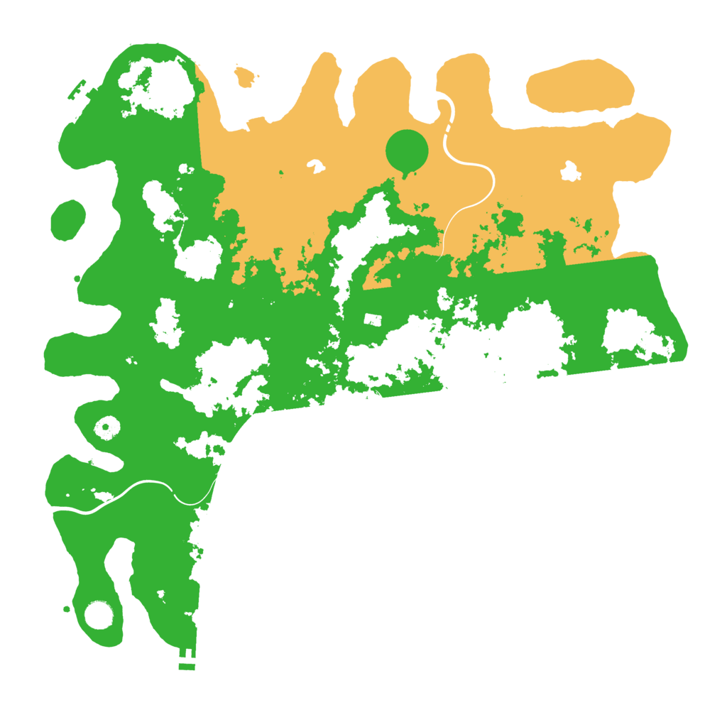 Biome Rust Map: Procedural Map, Size: 4500, Seed: 1203319