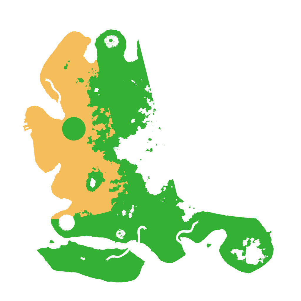 Biome Rust Map: Procedural Map, Size: 3400, Seed: 20691363