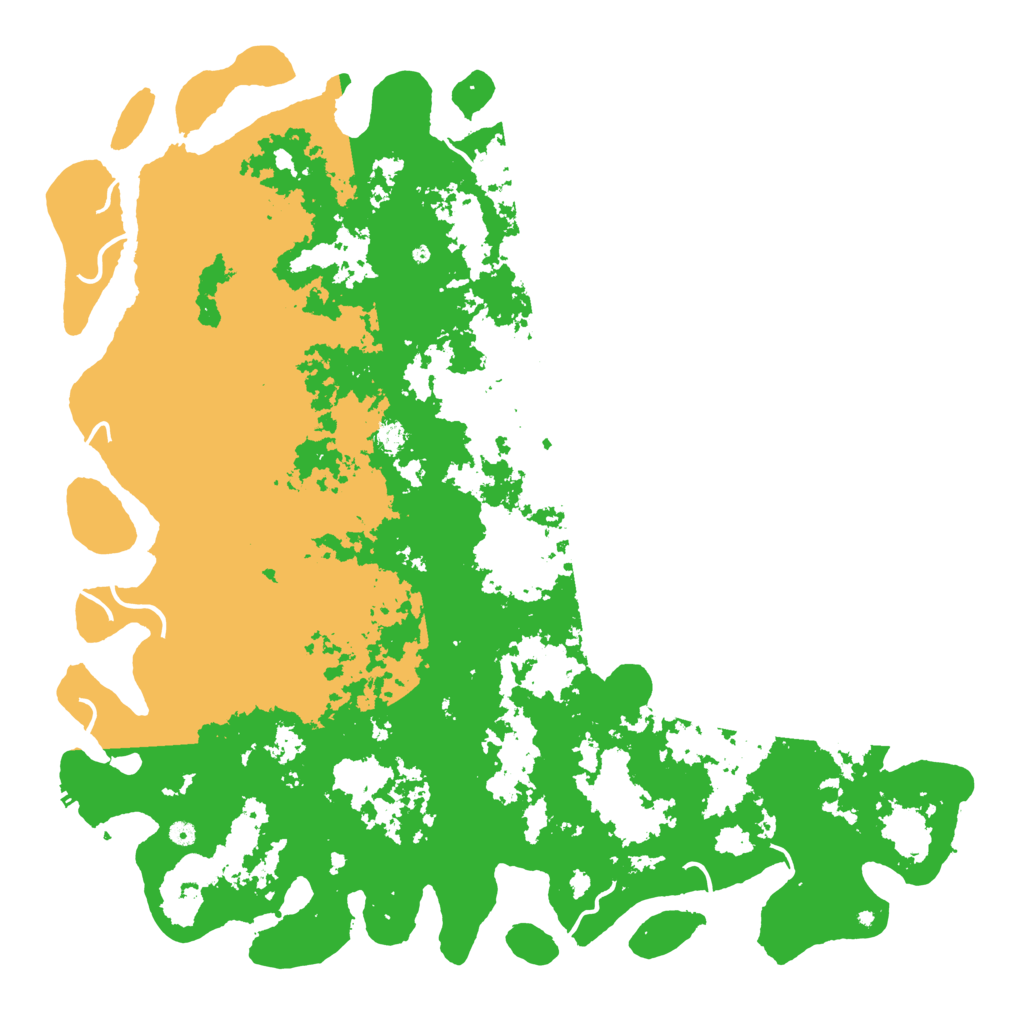 Biome Rust Map: Procedural Map, Size: 6000, Seed: 1867681443