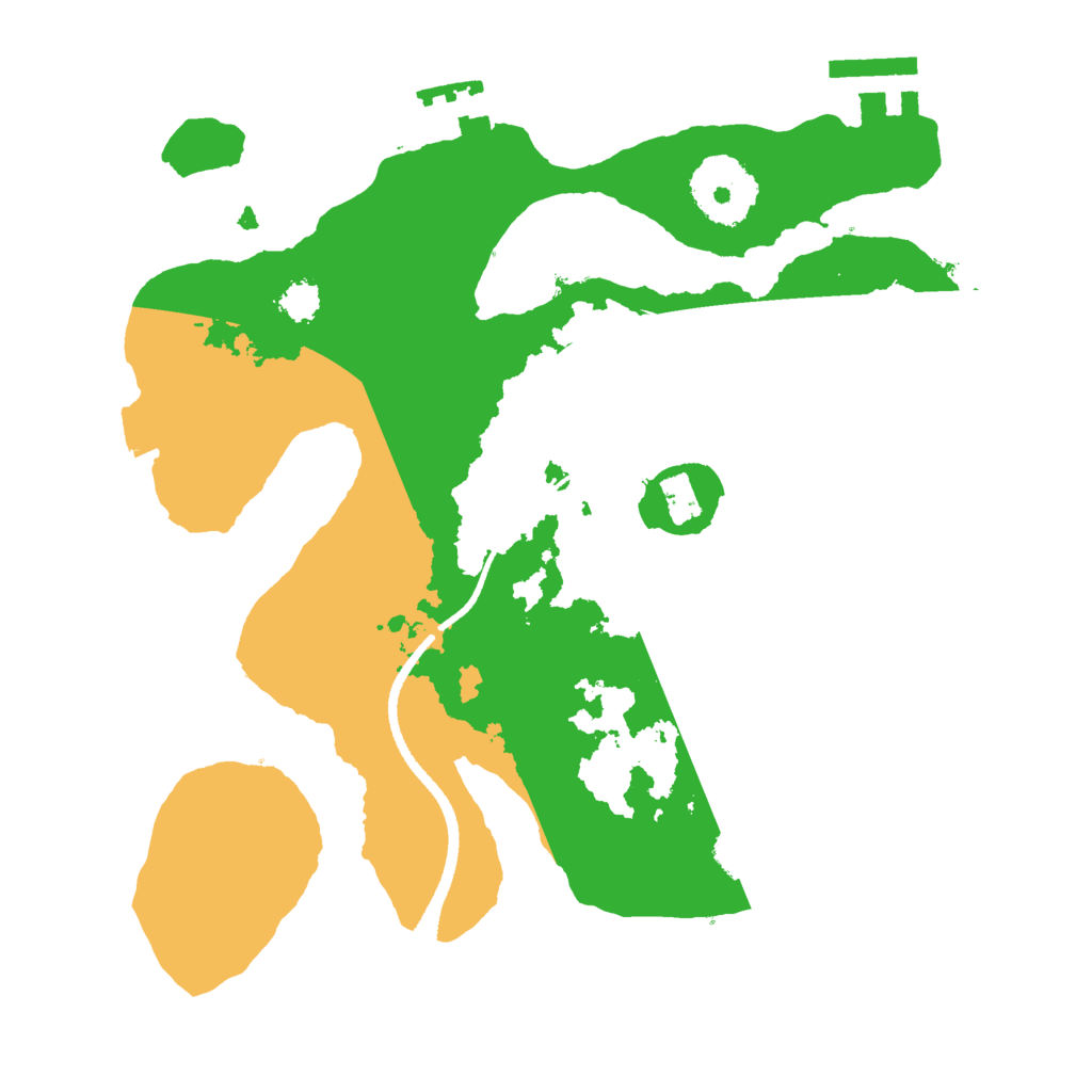 Biome Rust Map: Procedural Map, Size: 2500, Seed: 1505533700