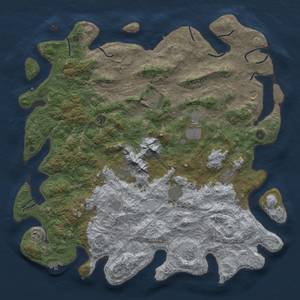 Thumbnail Rust Map: Procedural Map, Size: 5000, Seed: 2037527790, 19 Monuments